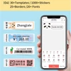 Kép 11/15 - Tinta nélküli feliratozógép szalagos vezeték nélküli BT Type-C újratölthető - Zöld