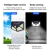Kép 3/5 - 100 LED napelemes kültéri kerti lámpa, emberi test indukciós fali lámpa, újratölthető - 1 db