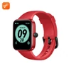 Kép 8/15 - ID207 1,69 hüvelykes TFT-LCD képernyős okosóra fitneszkövető 5 ATM vízállóval - Piros