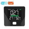 Kép 1/15 - Tuya WIFI 3 az 1-ben levegőminőség-figyelő por PM2.5 hőmérséklet páratartalom érzékelő alacsony akkumulátor figyelmeztetés