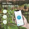 Kép 11/15 - Tuya Wifi intelligens öntözési időzítő és vezérlőrendszer esőérzékelővel