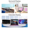 Kép 4/13 - 13,3 hüvelykes hordozható háromképernyős monitor laptop FHD bővítőképernyő (S400 16:9 képarány)
