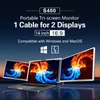 Kép 8/14 - 15-17,3 hüvelykes hordozható háromképernyős monitor laptop FHD bővítőképernyő