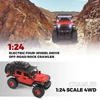 Kép 9/10 - WLtoys 2428 1/24 2,4 GHz 4WD távirányító terepjáró autó - 1 akkumulátor