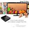 Kép 2/11 - H10 PLAY Smart TV Box Android 9.0 Allwinner H6 Cortex-A53 négymagos 64 bites 2.4G WiFi támogatás TF kártya H.265 dekódoló 6K HD médialejátszó készlet - 4GB/64GB