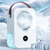 Kép 8/13 - Hordozható légkondicionáló hűtőventilátor 4 szélsebességgel állítható, USB-vel újratölthető - Hangvezérléssel