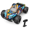 Kép 1/4 - 1:22 Teljes léptékű, 2,4 GHz-es távirányítós kisteherautó, 30 km/h, négykerék-hajtás - Sárga, 2 akkumulátor
