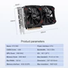 Kép 4/12 - JINGSHA GTX1060 6 GB Gaming grafikus kártya 1506MHz/2002MHz 6GB/GDDR5/192bit memória Kettős hűtőventilátor kivitel 3*DP+HD kimeneti port