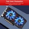 Kép 7/12 - JINGSHA GTX1060 6 GB Gaming grafikus kártya 1506MHz/2002MHz 6GB/GDDR5/192bit memória Kettős hűtőventilátor kivitel 3*DP+HD kimeneti port