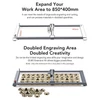Kép 3/20 - Ortur Laser Master 3 10W lézergravírozó + 448x400mm lézervágó alumínium munkaasztal + Y tengely hosszabbító készlet + 4db FFT1.0 összecsukható láb