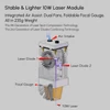 Kép 10/20 - Ortur Laser Master 3 10W lézergravírozó + 448x400mm lézervágó alumínium munkaasztal + Y tengely hosszabbító készlet + 4db FFT1.0 összecsukható láb