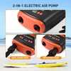 Kép 6/11 - TOMSHOO digitális elektromos SUP légszivattyú 110 W 12 voltos 22 PSI nagynyomású gyorslevegős felfújó LCD kijelzővel - Kék