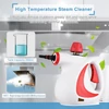 Kép 11/11 - Kézi gőztisztító 1050 W magas hőmérsékletű, túlnyomásos, 9 DB tartozékos hordozható többfunkciós gőzölővel konyhába, kanapéhoz, fürdőszobához,autóablakhoz - Piros