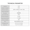 Kép 17/17 - Professzionális audiokeverő kettős vezeték nélküli mikrofonnal