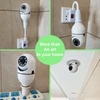 Kép 7/11 - Izzó alakú 2K 720P otthoni kültéri Wifi IP éjjellátó megfigyelő kamera E27 foglalattal