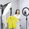 Kép 7/8 - PULUZ 95 cm/37,4 hüvelykes, gyorskioldó nyolcszögű Softbox Bowen rögzítéssel és 8 tartórúddal a Photography Studio Photography Portré élő közvetítéséhez