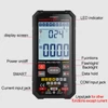 Kép 7/20 - HABOTEST intelligens digitális multiméter, 3,1 hüvelykes LCD 6000 számláló univerzális mérőműszer, automatikus hatótávolság True RMS NCV tesztelő 600 V voltmérő 6 A ampermérő 60 MΩ ohmmérő 60 mF kondenzátor hőmérsékletmérő - HT127A TN kijelző