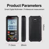 Kép 17/20 - HABOTEST intelligens digitális multiméter, 3,1 hüvelykes LCD 6000 számláló univerzális mérőműszer, automatikus hatótávolság True RMS NCV tesztelő 600 V voltmérő 6 A ampermérő 60 MΩ ohmmérő 60 mF kondenzátor hőmérsékletmérő - HT127A TN kijelző