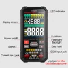 Kép 15/20 - HABOTEST intelligens digitális multiméter, 3,1 hüvelykes LCD 6000 számláló univerzális mérőműszer, automatikus hatótávolság True RMS NCV teszter 600 V voltmérő 6 A ampermérő 60 MΩ ohmmérő 60 mF kondenzátor hőmérsékletmérő - HT127B VA kijelző