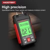 Kép 15/17 - HABOTEST HT633 tű típusú digitális nedvességérzékelő, környezeti hőmérséklet és páratartalom LCD háttérvilágítású kijelzővel fa építőanyagokhoz