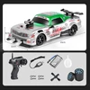 Kép 4/8 - HB SC16A 1/16 2,4 GHz-es 4WD távirányítós Drift versenyautó - Fehér