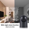 Kép 5/14 - 2 MP beltéri biztonsági pánt dönthető kamera bébiőrhöz Intelligens mozgáskövető éjszakai látás, kétirányú hang - Fekete