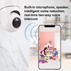 Kép 14/15 - 2 MP beltéri biztonsági pánt dönthető kamera bébiőrhöz Intelligens mozgáskövető éjszakai látás, kétirányú hang - Fehér