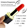 Kép 10/12 - Mini ajakrúzs vibrátor női maszturbátor Love Egg vagina masszírozó klitorisz mellstimulátor - felnőtt szexjáték - Piros