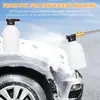 Kép 5/13 - 21 V vezeték nélküli hordozható 24,5 bar nyomású autómosó készülék habpalack fúvókákkal, 5 m-es víztömlővel (1 db akkumulátor)