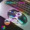 Kép 12/15 - HXSJ T30 vezeték nélküli egér 2.4G USB vevő 5 háttérvilágítású RGB módú mechanikus, újratölthető akkumulátorral, 2400 DPI állítható szinttel - Szürke