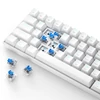 Kép 10/10 - OUTEMU USB vezetékes 61 gombos mechanikus billentyűzet LED háttérvilágítással támogatja a hot swap gombot - Fehér-kék