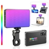 Kép 1/12 - Camnoon ST-120RGB Pocket RGB videolámpa Clip-on mobiltelefon-töltőlámpa