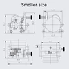 Kép 4/9 - Two Trees HGX-LITE extruder, amely kompatibilis a CREALITY 3D nyomtatókkal - Fekete