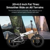 Kép 4/20 - ENGWE Engine X elektromos kerékpár 20x4,0 hüvelykes gumiabroncsok 250 W motor teljes felfüggesztés összecsukható ingyenes Xiaomi Mi Band 8 - Fekete
