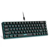 Kép 15/21 - HXSJ V200 vezetékes K68 RGB Streamer mini Gaming billentyűzet - Fekete