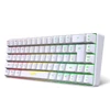 Kép 4/19 - HXSJ V200 vezetékes K68 RGB Streamer mini Gaming billentyűzet - Fehér
