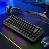 Kép 5/19 - HXSJ V200 vezetékes K68 RGB Streamer mini Gaming billentyűzet - Fehér