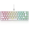 Kép 15/19 - HXSJ V200 vezetékes K68 RGB Streamer mini Gaming billentyűzet - Fehér