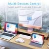 Kép 13/15 - HXSJ T40 T40 vezeték nélküli játék egér 2.4G+BT5.1 USB vevő hármas mód 7 RGB fényű újratölthető akkumulátorral, 4000DPI állítható szinttel - Fekete