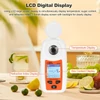Kép 11/13 - SMART SENSOR ST335A LCD hordozható digitális kézi méz refraktométer ATC cukoroldat tartalom teszteszköz szacharométer 0-35% Brix skála tartomány