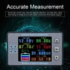 Kép 2/17 - 2,4 hüvelykes színes LCD-képernyő, kulométer, feszültség-áram-kapacitás-mérő elektromos autó lakóautó akkumulátorának kétirányú áramérzékelője memória funkcióval - Változat 4