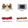Kép 6/17 - 2,4 hüvelykes színes LCD-képernyő, kulométer, feszültség-áram-kapacitás-mérő elektromos autó lakóautó akkumulátorának kétirányú áramérzékelője memória funkcióval - Változat 2