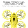 Kép 8/10 - 2,4 GHz-es távirányítós kaszkadőr Quadkopter LED lámpákkal, fejnélküli üzemmóddal - Sárga