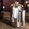 Kép 3/12 - French Press kávéfőző rozsdamentes acél duplafalú szigetelt edény - 800ml