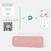 Kép 3/20 - Eredeti PeriPage A4 vezeték nélküli mini mobil fotónyomtató Közvetlen hőátadó 210 mm - Pink