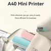 Kép 10/20 - Eredeti PeriPage A4 vezeték nélküli mini mobil fotónyomtató Közvetlen hőátadó 210 mm - Pink