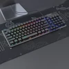 Kép 8/14 - AJAZZ AF981 vezetékes RGB játékbillentyűzet 19 gombos anti-ghosting fém alappal, ergonómikus kialakítású hangerőszabályzóval - Fekete