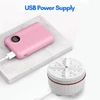 Kép 3/12 - Hordozható mini ultrahangos turbó mosógép USB tápegység tapadókorongokkal