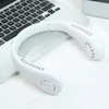 Kép 6/9 - 5 fokozatú USB-s nyaki, lapátnélküli ventilátor digitális kijelzővel, 2600 mAh kapacitással - Zöld
