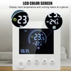 Kép 2/12 - Tuya Smart digitális termosztátos programozható NTC érzékelő LCD kijelzős hőmérséklet-szabályozóval - elektromos fűtéshez, WiFi